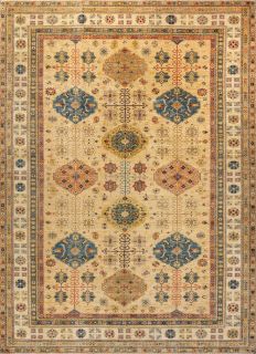 Пакистанский ковер из шерсти Carpet «KAZAK ROYAL» 231690-BGE-IVR 404 x 500 см