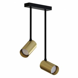Накладной светильник спот Nowodvorski Mono Long Black/Brass GU10 20W 7733