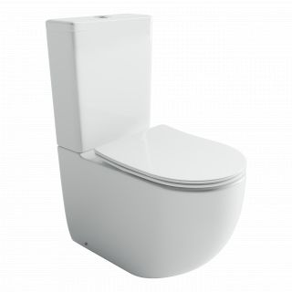 Унитаз-компакт Ceramica Nova CN4001T белый, с микролифтом