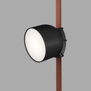 Поворотный светильник для трека-ремня Denkirs Spot LED 12W 3000-5700K(регулируемый) черный, алюминий DK5642-BK