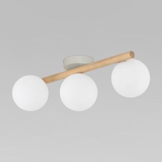 Потолочный светильник со стеклянными плафонами TK Lighting Estera Wood 5768