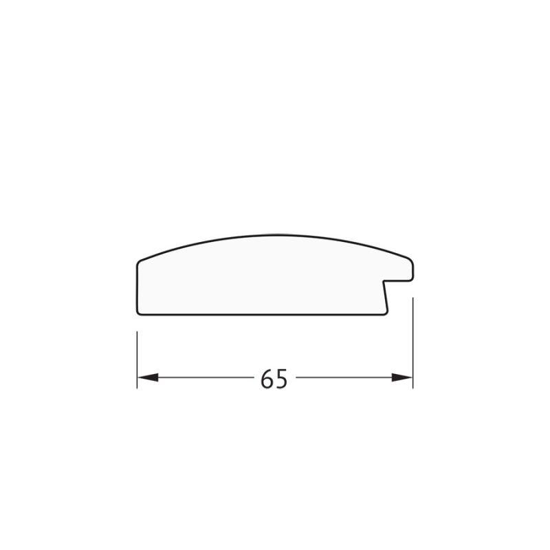 Зеркало в багетной раме 66х66 Evoform DEFENITE BY 0784 орех