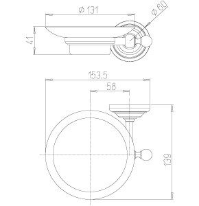 Мыльница Paini Pilot 88CR021BI