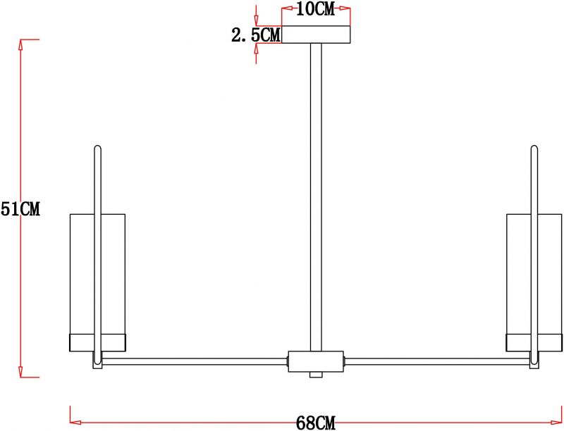 Потолочный светильник Arte Lamp CELAENO A7004PL-5BK