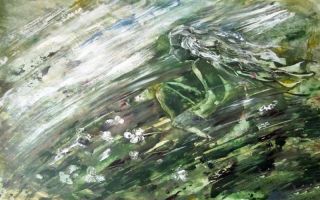 Картина "Белый ветер" Елена Березина