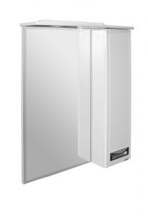 Зеркальный шкаф Mixline Альфа-61 529002 55,5х76 см, R, с подсветкой