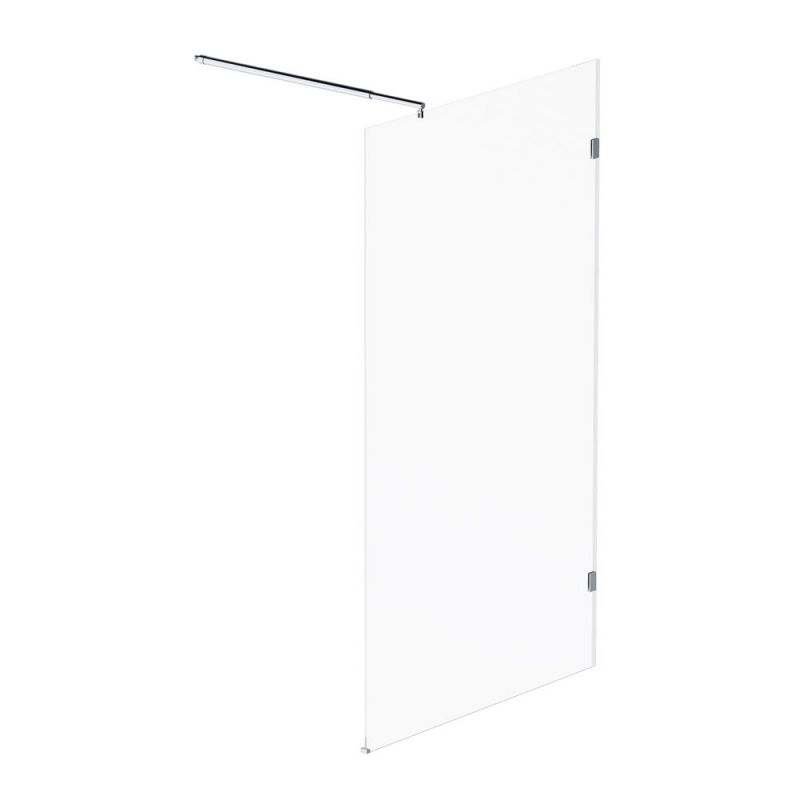 Душевая перегородка AMPM X-Joy W94WI-110-F1-MTE 110 см, профиль хром матовый, стекло прозрачное фото 6