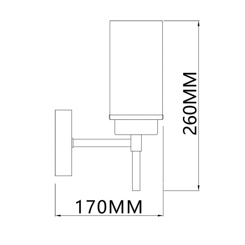 Настенный светильник Escada 2119/1A E14*40W Chrome фото 6