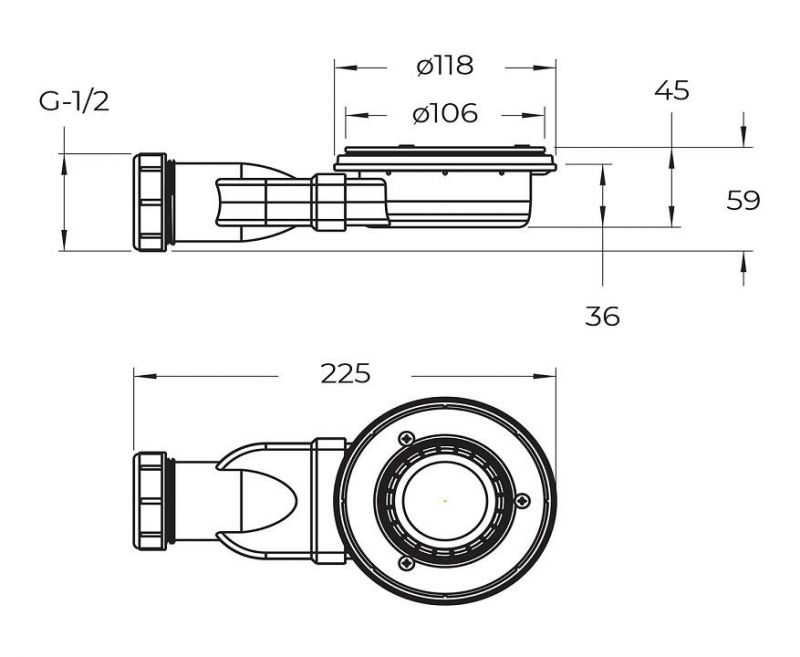 Душевой поддон BelBagno UNO TRAY-MR-UNO-AH-120/90-35-W-CR, 120х90 см фото 4