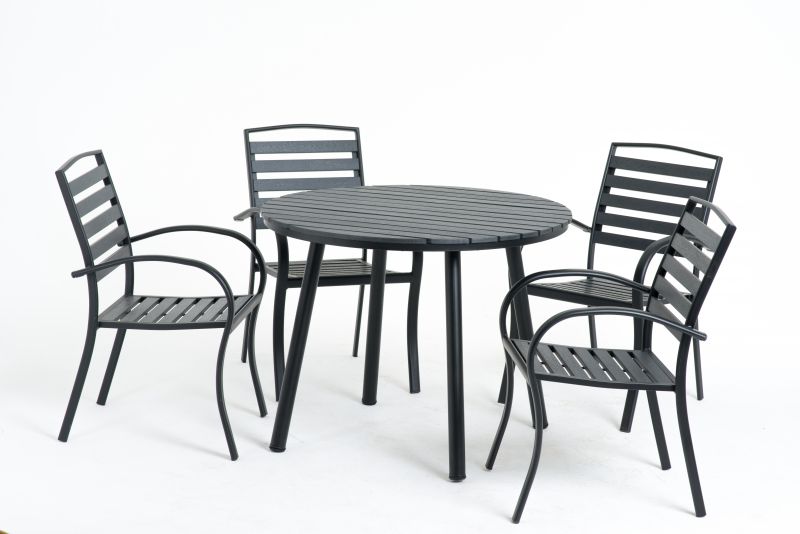 Комплект стол и 4 кресла Техноротанг Vinotti DS-01-01-02
