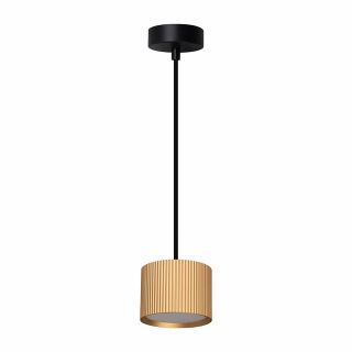 Светильник потолочный Feron Barrel HL4588 ARIA levitation 12W, 230V, GX53, золото + черный, на подвесе 1,7 м 51681
