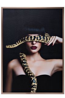 Холст Garda Decor Девушка со змеей BD-2548815