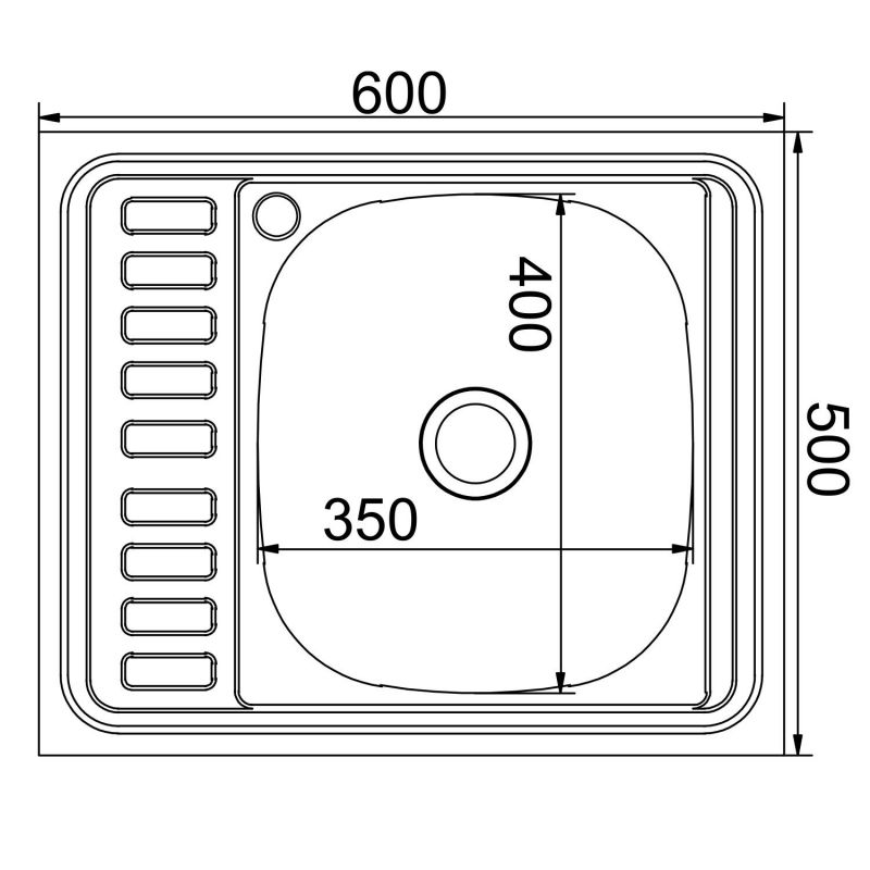 Кухонная мойка Mixline ML 538192