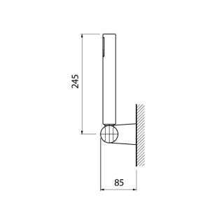 Душевой гарнитур Webert Shower Set AC0116740, белый матовый