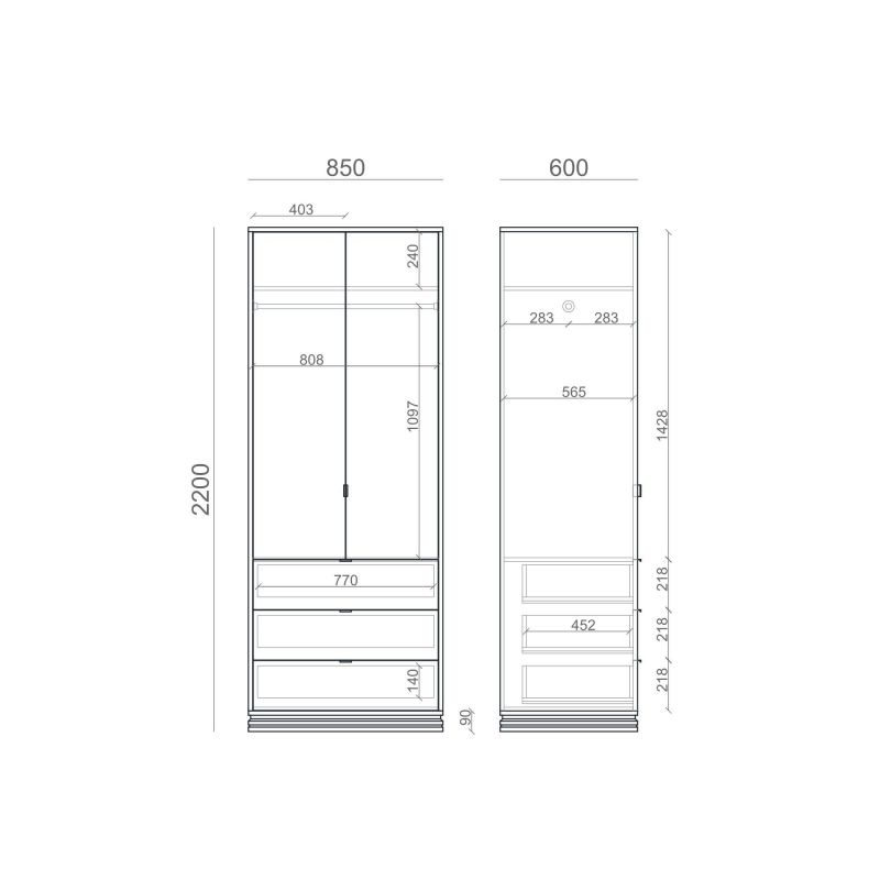 Шкаф The IDEA INSPIRE TIMELESS BD-3041923 фото 6