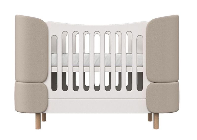 Кроватка-трансформер Ellipsefurniture KIDI Soft (бежевый, экокожа) KD010201050101 фото 1