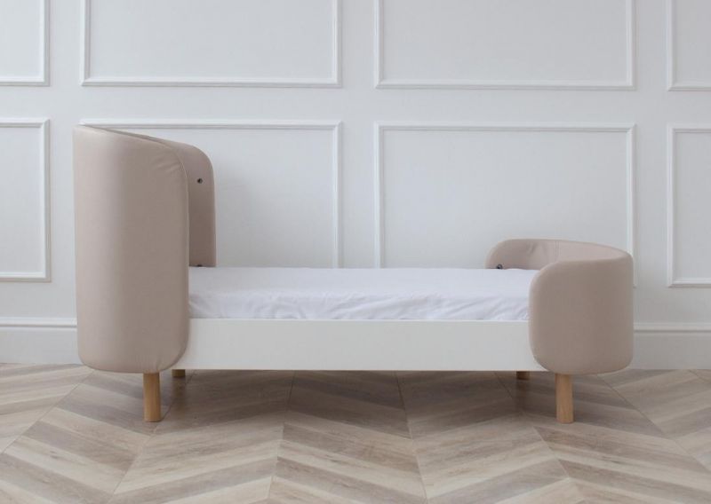 Кроватка-трансформер Ellipsefurniture KIDI Soft (бежевый, экокожа) KD010201050101 фото 4