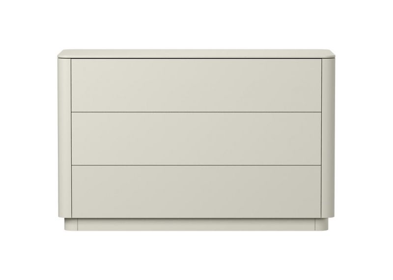 Комод  Ellipsefurniture Tammi 3 ящика ширина 120 см (молочный) TM010203020101 фото 1