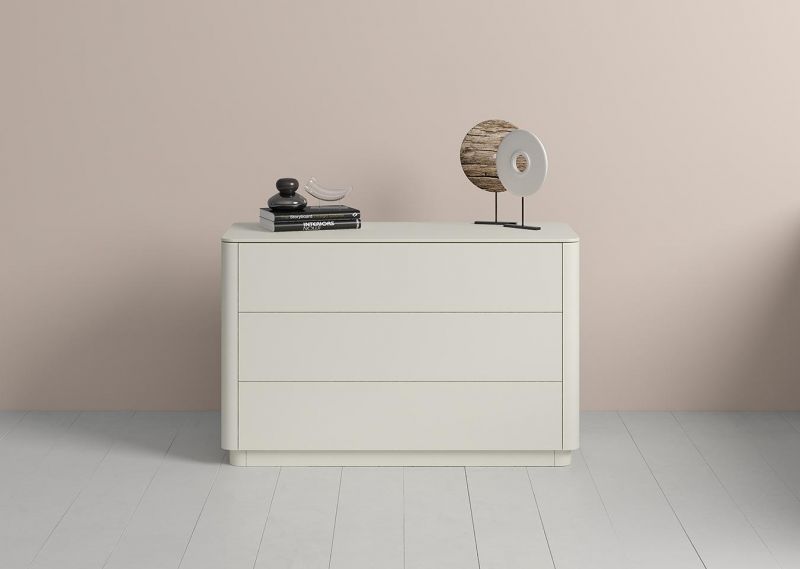 Комод  Ellipsefurniture Tammi 3 ящика ширина 120 см (молочный) TM010203020101 фото 3