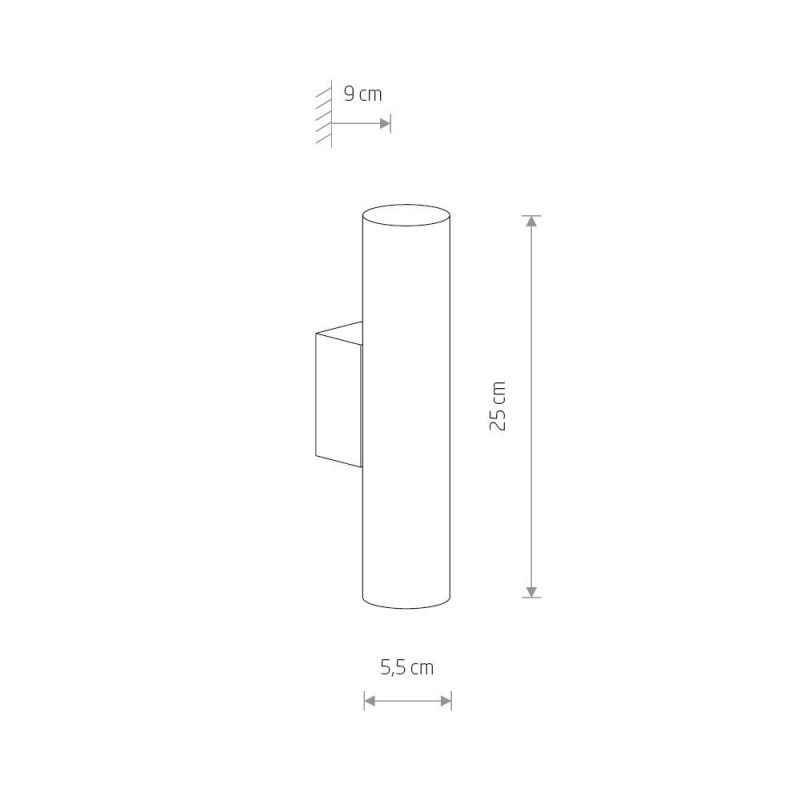 Бра Nowodvorski Eye wall GU10 20W 8073 фото 2