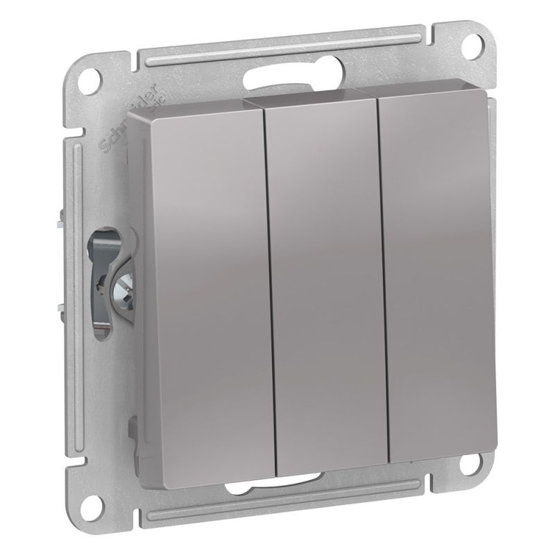 Выключатель 3-клавишный Systeme Electric ATLASDESIGN BD-1495245 фото 1