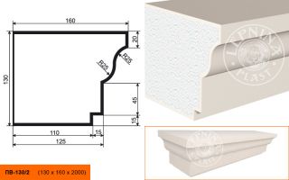 Подоконник Lepninaplast ПВ-130/2