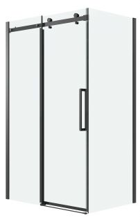 Душевой уголок Grossman Classic 120.K33.04.1590.21.00, 150х90 см, профиль черный матовый, стекло прозрачное
