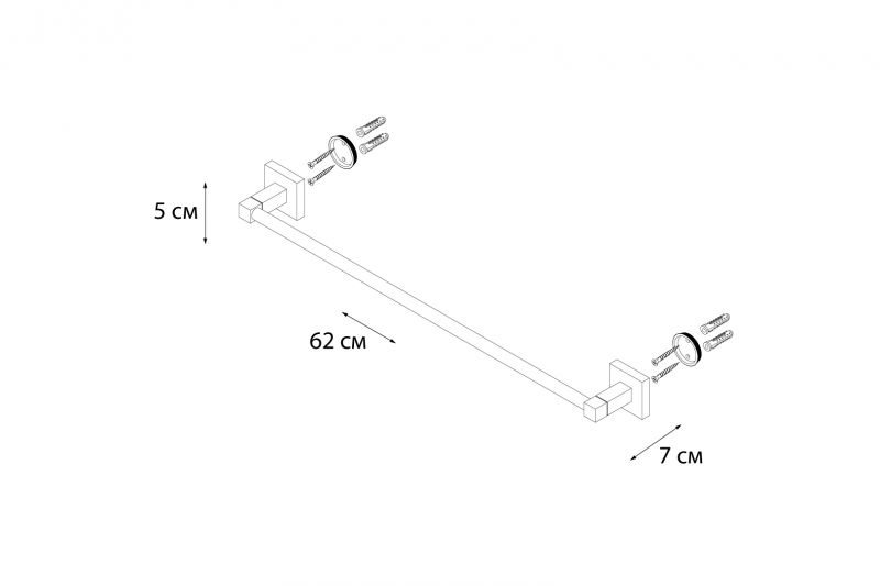 Полотенцедержатель Fixsen Metra FX-11101 фото 2