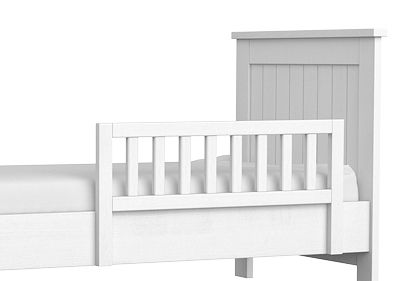 Защитный бортик Ellipsefurniture Wood (белый) WW010201010101 фото 1