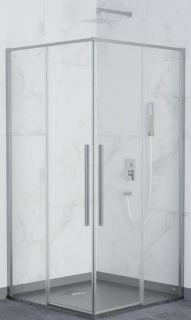 Душевой уголок  RGW Stilvoll SV-31 32323188-11 80х80 см, профиль хром, стекло прозрачное