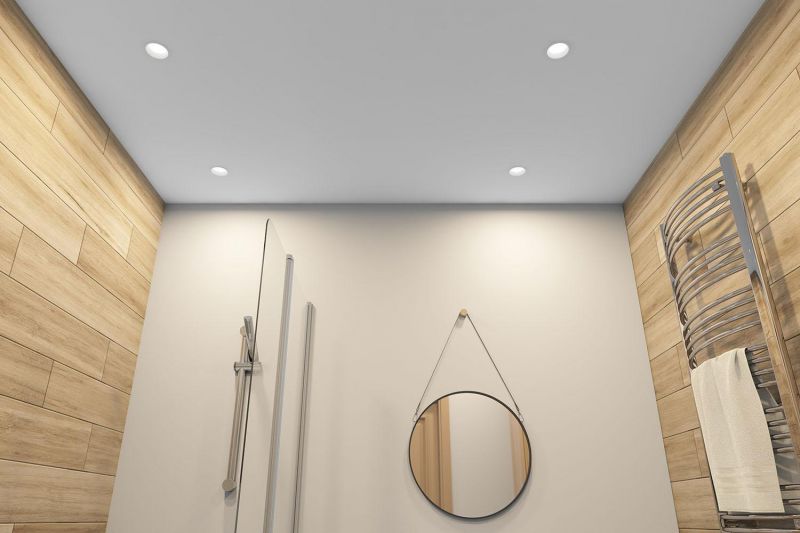 Встраиваемый влагозащищенный светильник Denkirs Deep IP 65, 10 Вт, GU5.3, LED, белый, пластик DK3103-WH фото 7
