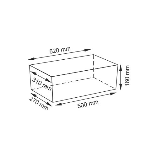 Плетеная корзина WasserKRAFT Exter WB-160-L фото 3