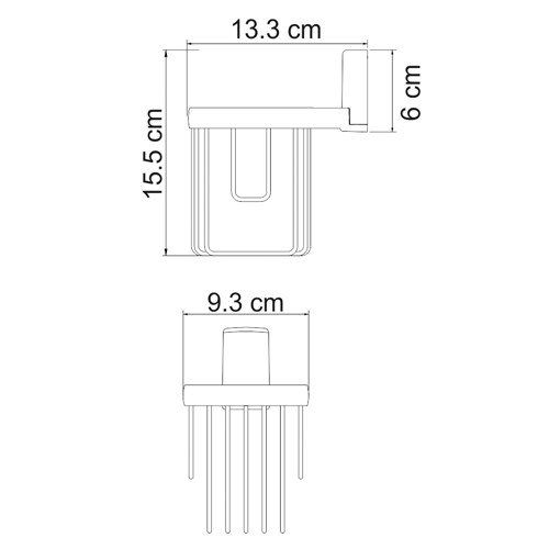 Держатель освежителя WasserKRAFT Exter K-5245