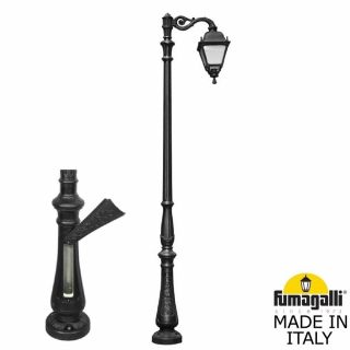 Парковый фонарь Fumagalli SIMON черный, прозрачный U33.205.M10.AXH27