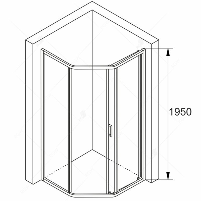 Душевой уголок RGW Passage PA-86 38088602-11 120х100 см