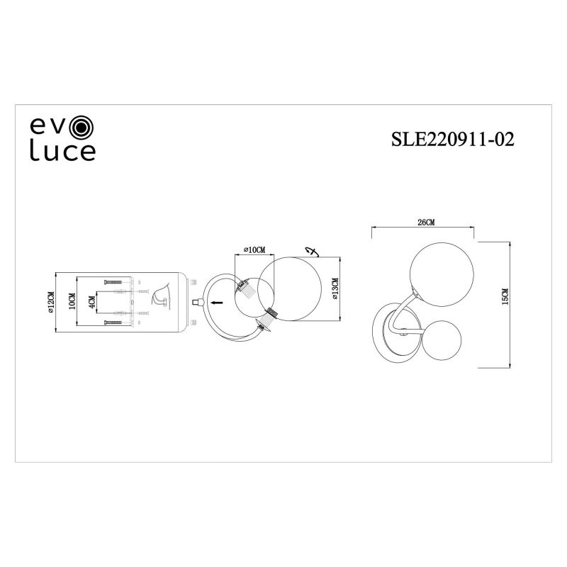 Бра Evoluce Formae SLE220911-02 фото 3