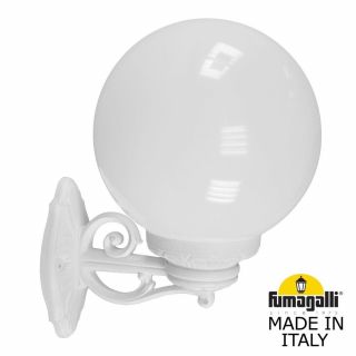 Светильник уличный настенный Fumagalli GLOBE 250 белый, бежевый G25.131.000.WYF1R