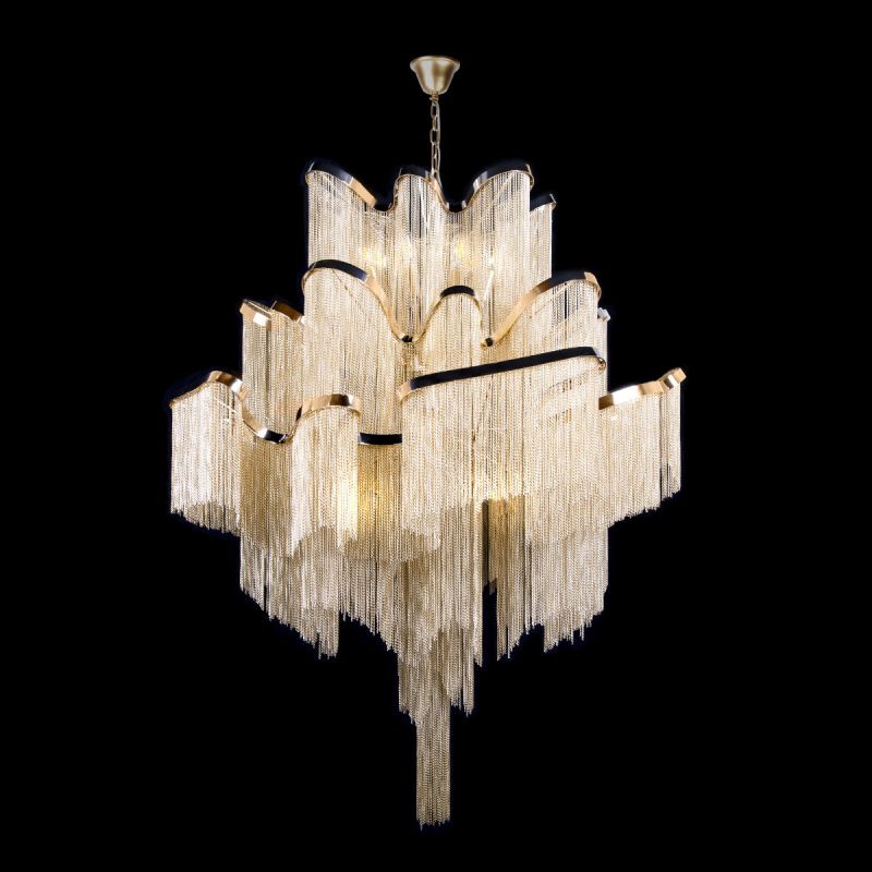 Подвесной светильник Loft It Stream 40W E14 10208/1000 Gold фото 2