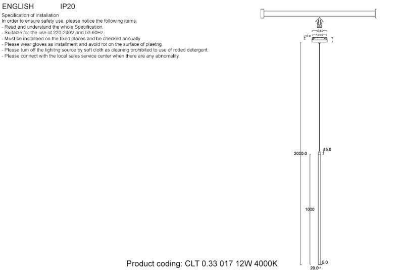 Светильник трековый магнитный Crystal Lux SPACE CLT 0.33 017 12W BL 4000K