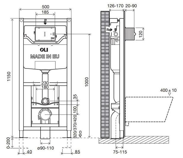 Инсталляция Oli Plus 154083 механическая фото 2