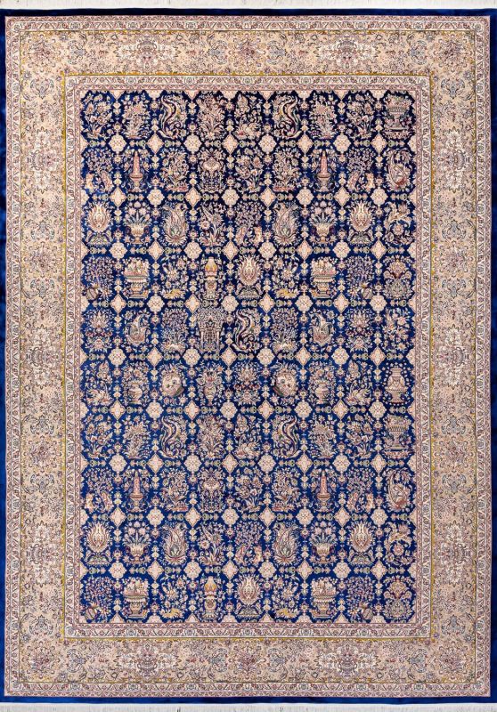 Иранский ковер из шёлка и модала Carpet «MASTERPIECE QUM» 009-24-T29-DB 250 x 350 см фото 1