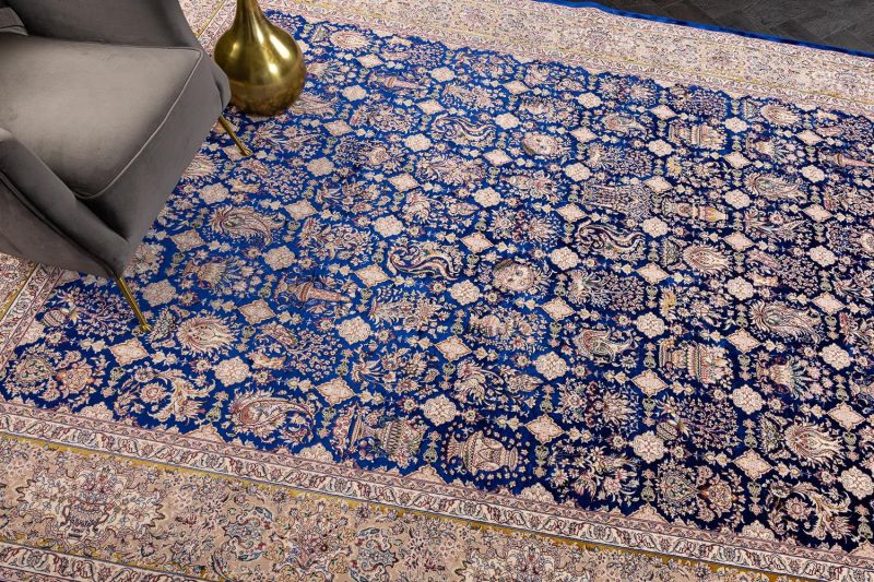 Иранский ковер из шёлка и модала Carpet «MASTERPIECE QUM» 009-24-T29-DB 250 x 350 см фото 10