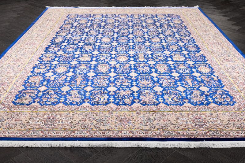 Иранский ковер из шёлка и модала Carpet «MASTERPIECE QUM» 009-24-T29-DB 250 x 350 см фото 2