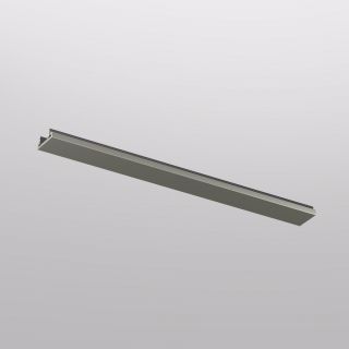 Декоративная заглушка желоба трека Denkirs SHINE BASE 20см, темный никель, алюминий TR5736-DN