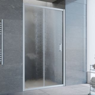 Душевая дверь Vegas Glass ZP 100 07 02, профиль хром, стекло шиншилла