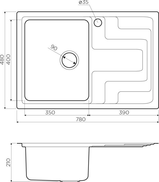 Кухонная мойка Omoikiri Mizu 4973730