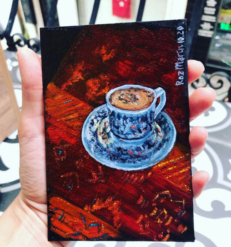 Картина "TURKISH COFFEE 1 ISTANBUL" Марина Дерягина