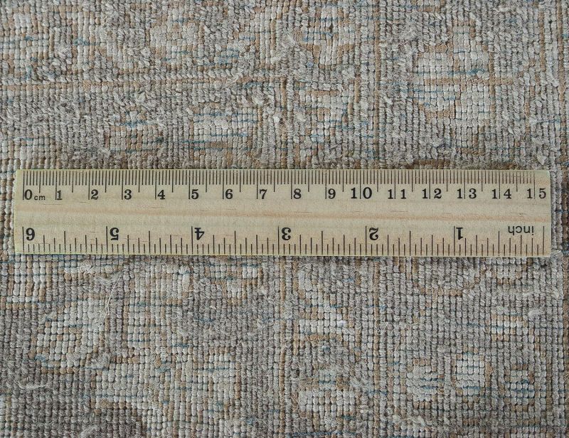 Индийский ковер из шерсти и арт-шёлка Carpet «KING OF AGRA» NO9N-GRY-GRY 175 x 242 см фото 5