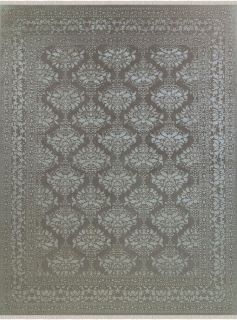 Индийский ковер из шерсти и арт-шёлка Carpet «KING OF AGRA» NO9N-GRY-GRY 175 x 242 см