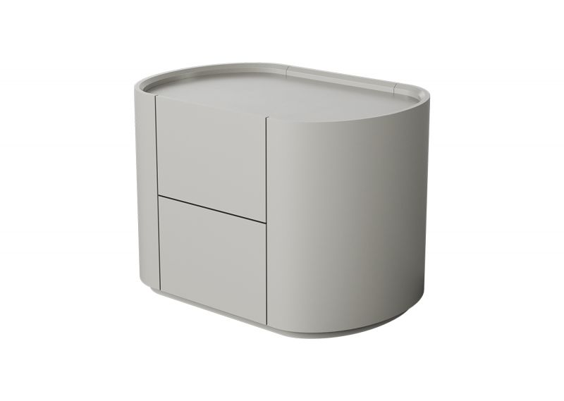 Тумба Ellipsefurniture прикроватная Lagom 2 ящика ширина 60 см (серо-бежевый) LG010304530301 фото 2